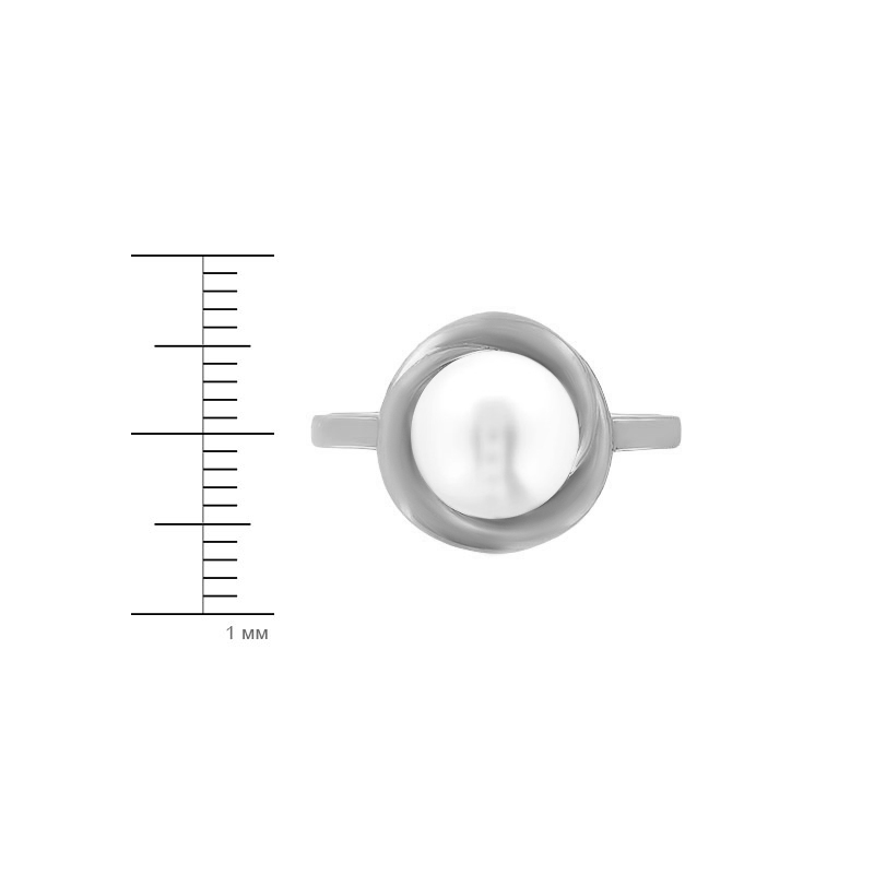 Кольцо с жемчугом КЖс-5151-р